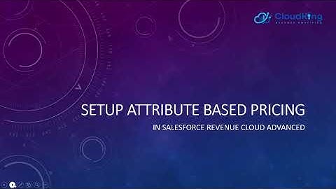 Salesforce RCA: Using Attribute Based Pricing