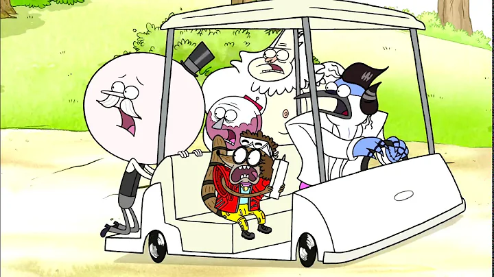 Regular Show - Pops, Skips And Benson Go To The 80s