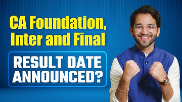 Results Sept 2025 Date Announced | CA Foundation | CA Intermediate | CA Final