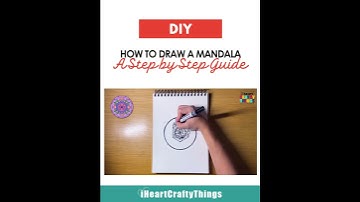How to Draw a Mandala -  Easy Step-by-Step Guide for Beginners & Kids  #howtodraw #drawingtutorial