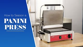 How to Season a Panini Press