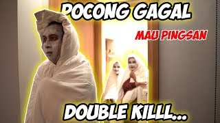 PRANK POCONG TENGAH MALAM MALAH LARI SAMPAI LEMES...