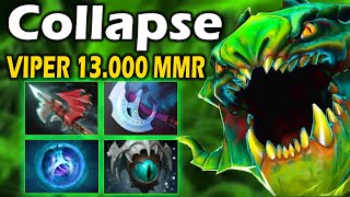 Коллапс на Вайпере, Апнул 13.000 ММР - Collaps Viper 7.35 DOTA