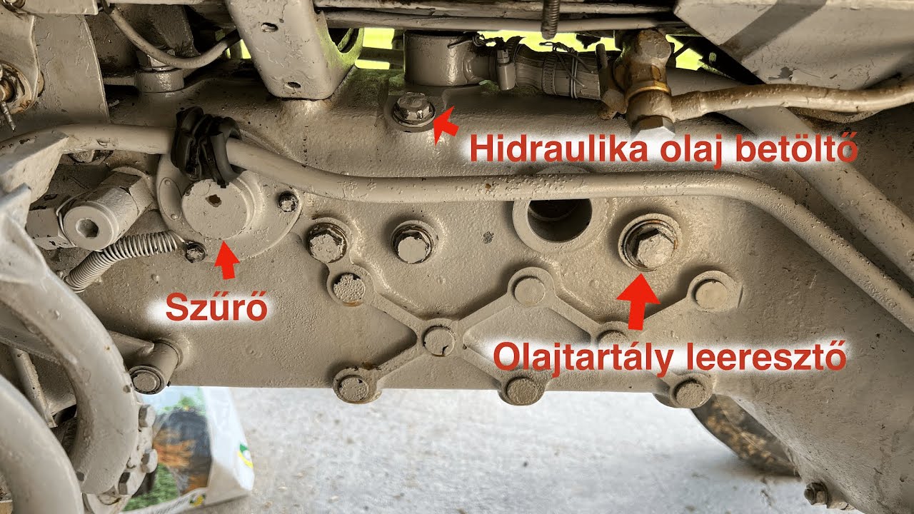 Steyr 188 traktor hidraulika olaj és szűrő cseréje