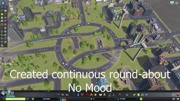 Cities Skyline Roundabout no mod