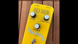 CURTIS REID Sola Sound MKIV yellow zeppelin #22 fuzz box guitar pedal colorsound tonebender