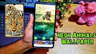Neon Animal Wallpapers app for iphone & Android screenshot 1