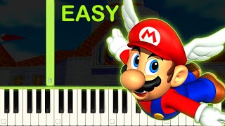 Miniatura de vídeo de "SUPER MARIO 64 - EASY Piano Tutorial"