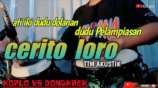 TTM AKUSTIK feat PUTRI ANDIEN - CERITO LORO | koplo jaranan | COVER KENDANG |