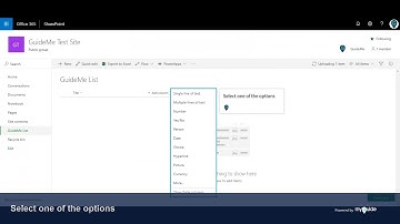 MyGuide: How to Create a Column in SharePoint