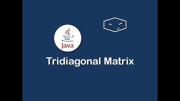 tridiagonal matrix in java