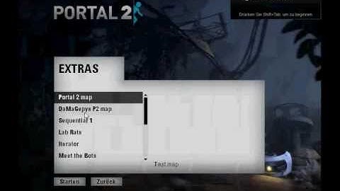 How to put Portal 2 custom maps into the Extras Menu