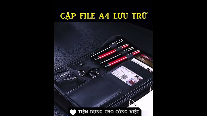 Mẫu bìa hồ sơ Lưu trữ File Word