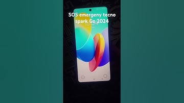 sos emergeny tecno spark go 2024