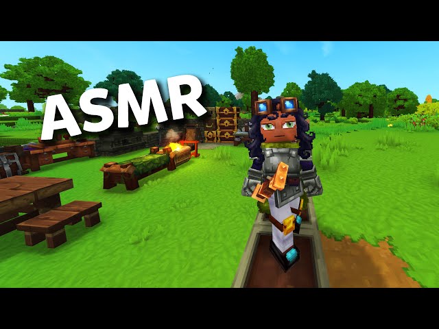 Hytale is Surprisingly Relaxing - Gaming ASMR 💎 Whispering + Relaxing Keyboard Sounds
