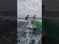 Wave share Foil and surf. Double trouble. #share #together