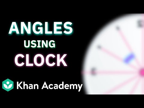 Angles using hands of a Clock | Lines and Angles | NCERT Class 6 | Mathematics | Khan Academy