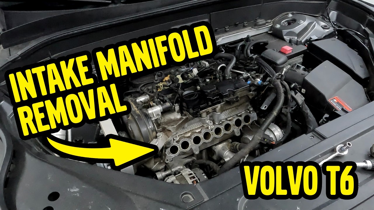 SPA Volvo XC90 T6, Intake Manifold and Throttle Body Removal