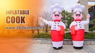 Inflatable chef