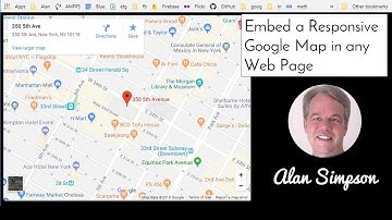 Embed Responsive Google Maps in Web Pages