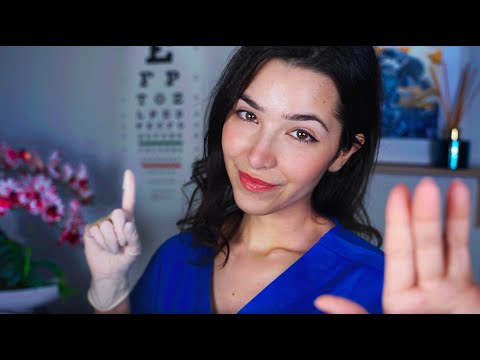 ASMR Detailed Ear & Eye Exam For Relaxation 🌙