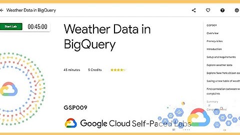 Qwiklabs: Weather Data in BigQuery [GSP009] | #GoogleCloudReady