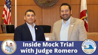 Inside Mock Trial with Judge Romero