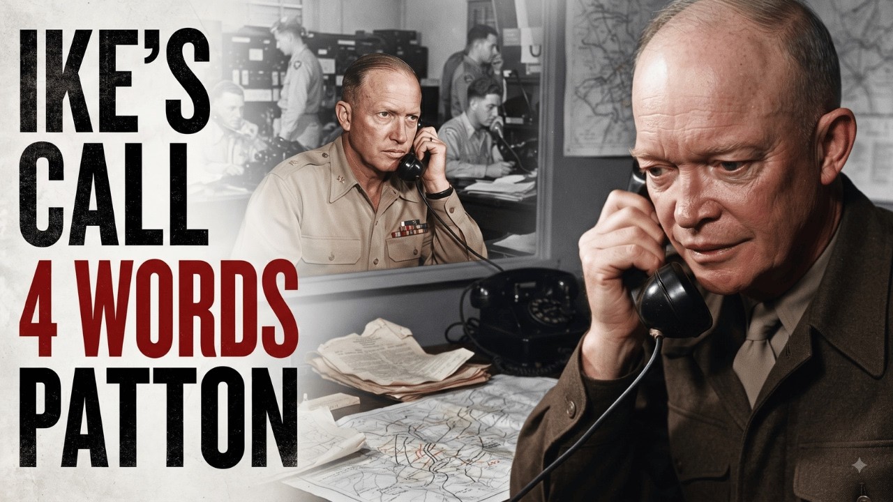 Eisenhower’s Most Emotional Call With Patton — The 4 Words He Never Forgot