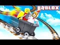PORTO I MIEI AMICI NEL CARRELLO MALEDETTO SU ROBLOX!!