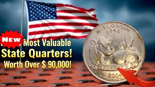 Top 5 Ultra Rare State Quarters Worth Over $100,000 💰 Hidden Treasure in Your Pocket!