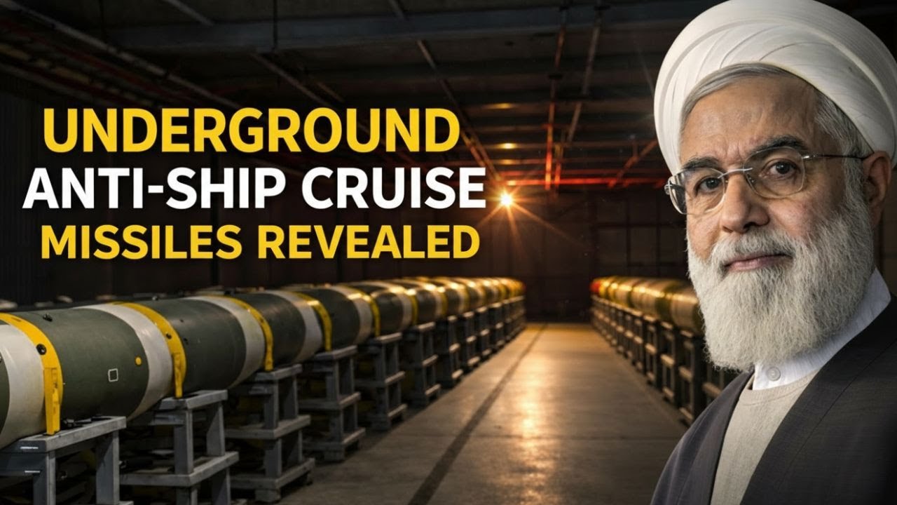 Inside Iran’s Hidden Missile Fortress | Underground Anti-Ship Cruise Missiles Revealed