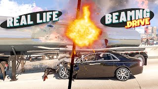 Accidents Based on Real Events on BeamNG.Drive #8 | Real Life - Flashbacks