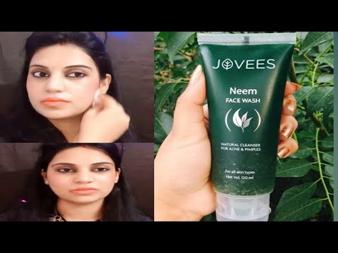 JOVEES NEEM FACE WASH REVIEW in hindi|| jovees face wash for acne and pimples