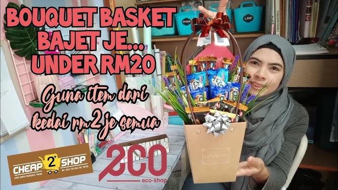 DIY: ECO RM2 Chocolate Bouquet (Jambangan Coklat Bajet Super Murah