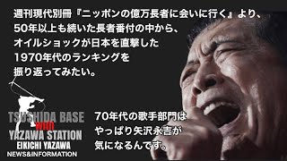 週刊現代別冊『ニッポンの億万長者に会いに行く』より、50年以上も続いた長者番付の中から、1970年代のランキングを振り返ってみたい。70年代の歌手部門はやっぱり矢沢永吉が気になるんです。