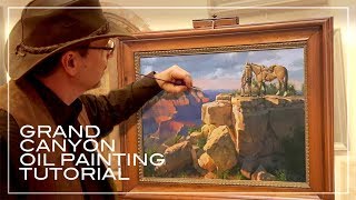 Oil Painting Grand Canyon Tutorial and Quick Finish Event