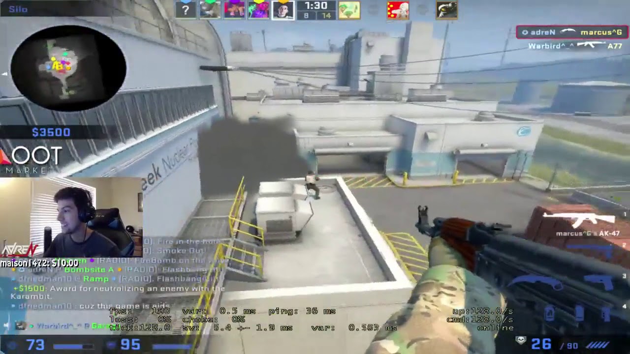 adreN doing nuke things - CS:GO Livestream Highlights - YouTube
