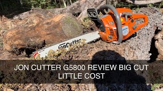 JON CUTTER G5800 CHAINSAW REVIEW 