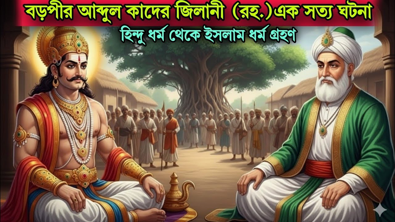 বড়পীর আব্দুল কাদের জিলানী (রহ.)-কীভাবে এক হিন্দু পণ্ডিতকে ইসলাম গ্রহণ করালেন ? ইসলামিক সত্য ঘটনা।। 