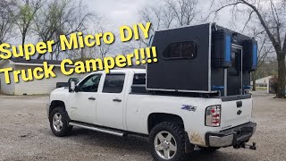 Home Built Micro Truck Camper.