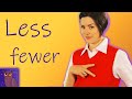 Less vs Fewer | English Grammar for Beginners | Basic English | ESL