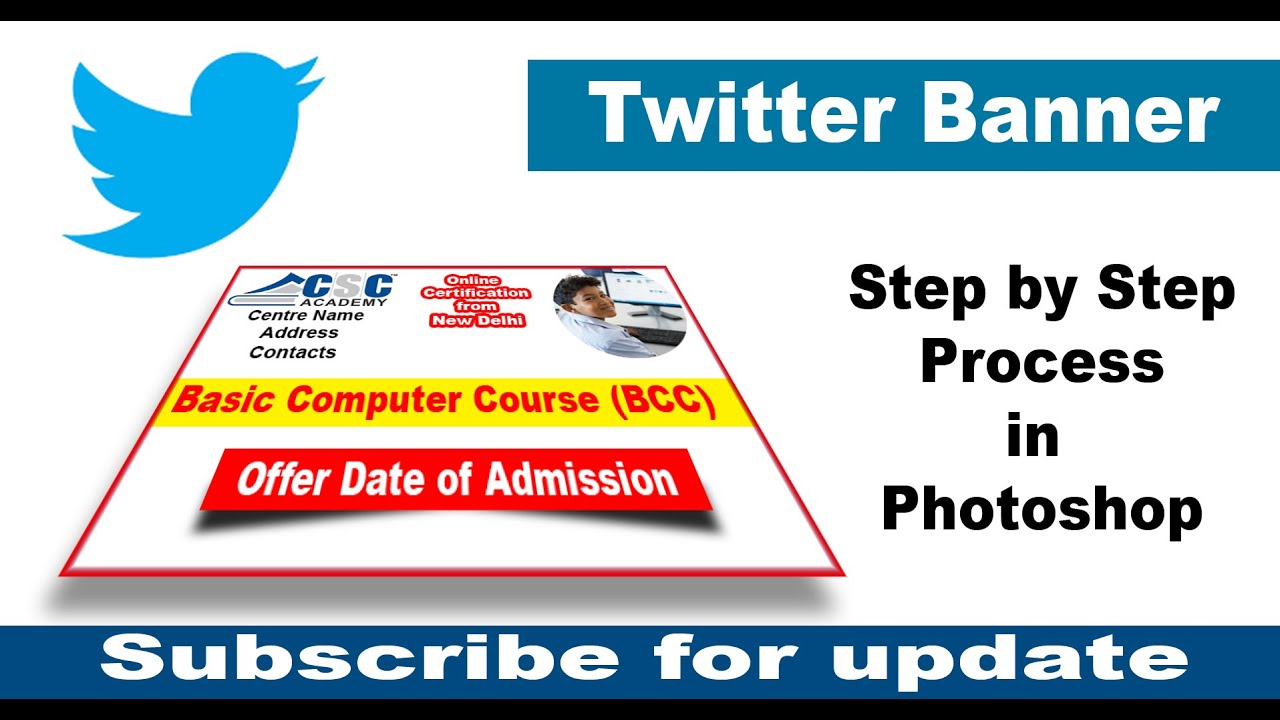 CSC Banner Design | CSC Banner in Photoshop | Easy Banner for CSC VLE ...