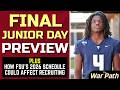 FINAL Junior Day Preview & Recruiting POV of FSU's Schedule | The War Path | FSU Football | Warchant