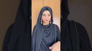 4 Different Ways To Style Rhinestone Hijab With Earrings 