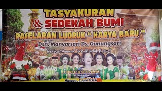 STREAMING  LUDRUK KARYA BARU LIVE MANYARSARI DAWARBLANDONG MOJOKERTO TGL. 01 //06// 2024