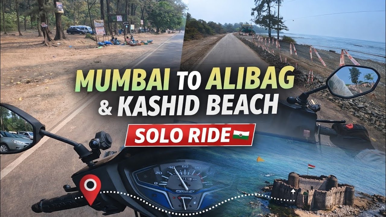 Mumbai to Kashid Beach Solo Ride | Alibag | Honda Activa 6g