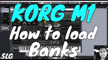 KORG M1 | How to load Banks / Sounds / Cards