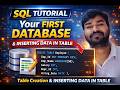 Data Analytics with SQL | Create Tables & Insert Data Practically
