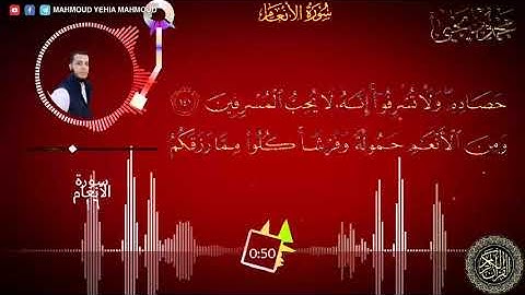 وَهُوَ الَّذِي أَنشَأَ جَنَّاتٍ مَّعْرُوشَاتٍ وَغَيْرَ مَعْرُوشَاتٍ"مقطع من سورة الأنعام"