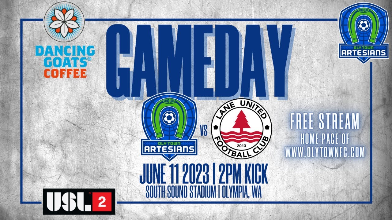USL 2 Oly Town vs Lane United June 11th, 2023 YouTube